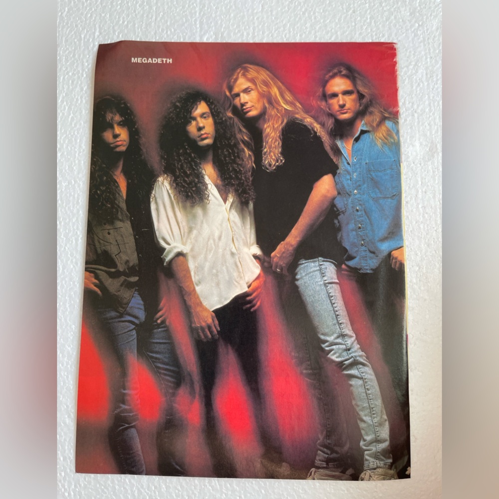 Megadeth Band Pinup